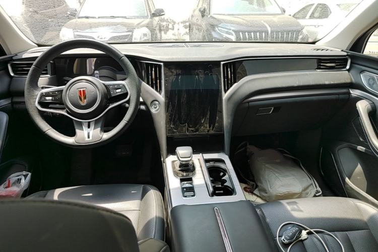 Used Hongqi HS7 PHEV 2024 2.0T PHEV Four-Wheel Drive Flagship Edition 7 Seats Center Console