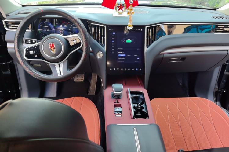 Used Hongqi HS7 PHEV 2024 2.0T PHEV Two-Wheel Drive Flagship Edition 6 Seats Center Console