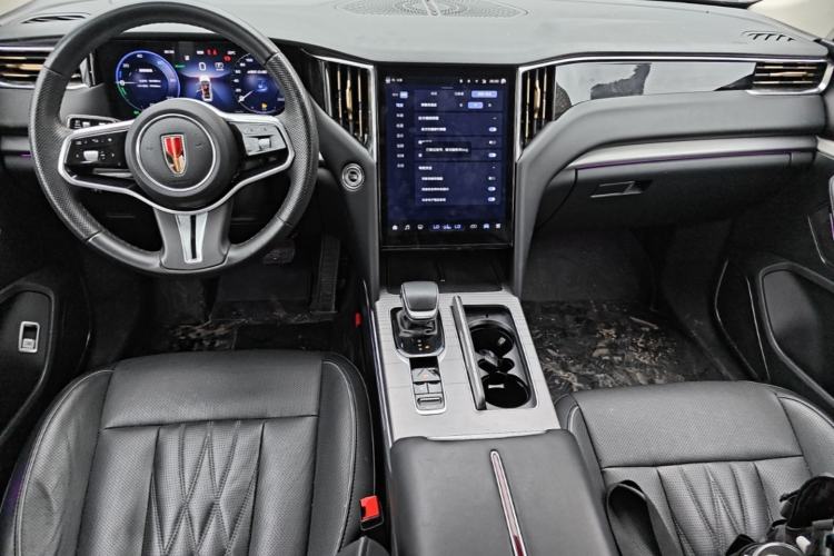 Used Hongqi HS7 PHEV 2024 2.0T PHEV Four-Wheel Drive Flagship Edition 6 Seats Center Console