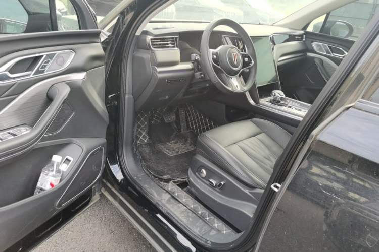 Used Hongqi HS7 PHEV 2024 2.0T PHEV Four-Wheel Drive Flagship Edition 7 Seats Driver Seat