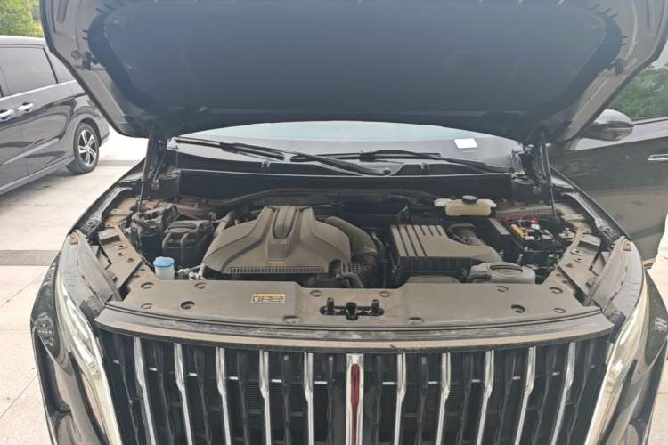 Used Hongqi HS7 PHEV 2024 2.0T PHEV Four-Wheel Drive Flagship Edition 7 Seats Engine Bay
