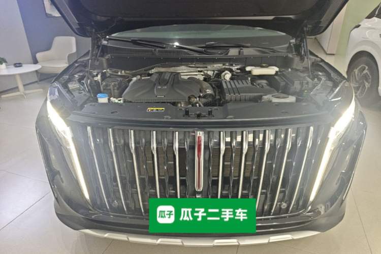 Used Hongqi HS7 PHEV 2024 2.0T PHEV Four-Wheel Drive Flagship Edition 7 Seats Engine Bay
