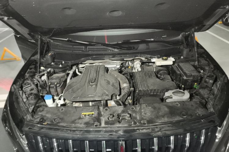 Used Hongqi HS7 PHEV 2024 2.0T PHEV Four-Wheel Drive Flagship Edition 7 Seats Engine Bay