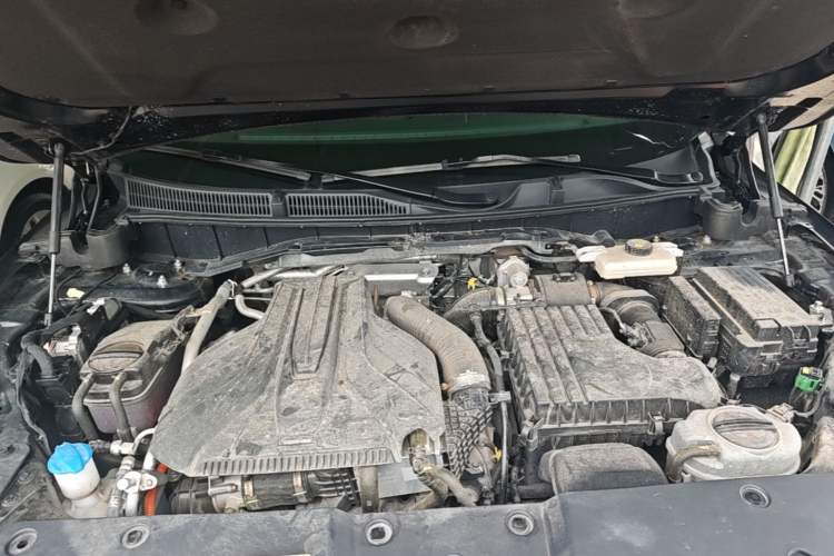Used Hongqi HS7 PHEV 2024 2.0T PHEV Four-Wheel Drive Flagship Edition 6 Seats Engine Bay