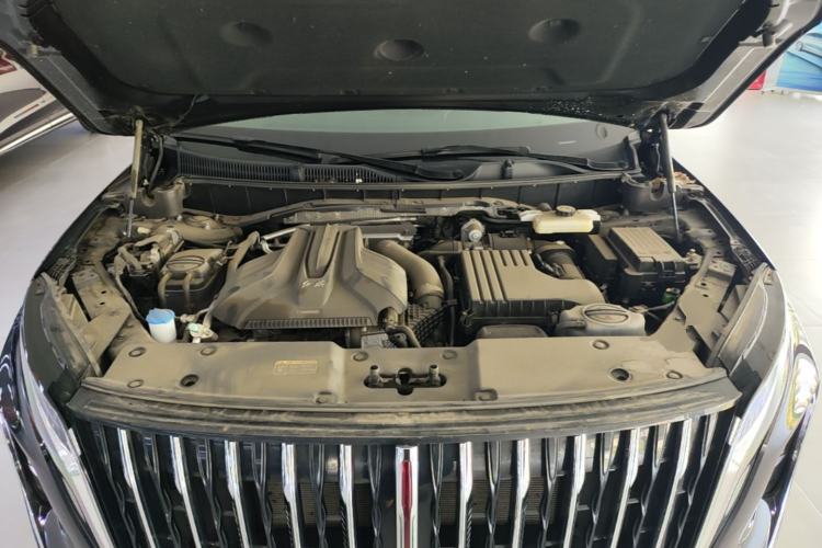 Used Hongqi HS7 PHEV 2024 2.0T PHEV Four-Wheel Drive Flagship Edition 7 Seats Engine Bay