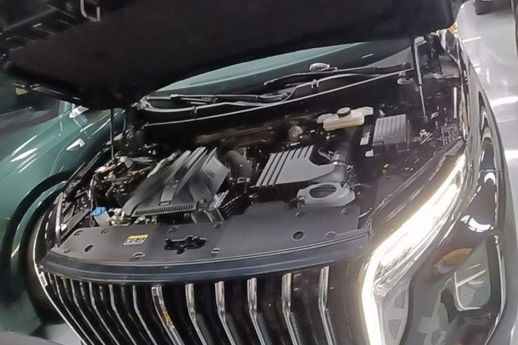 Used Hongqi HS7 PHEV 2024 2.0T PHEV Four-Wheel Drive Flagship Edition 6 Seats Engine Bay