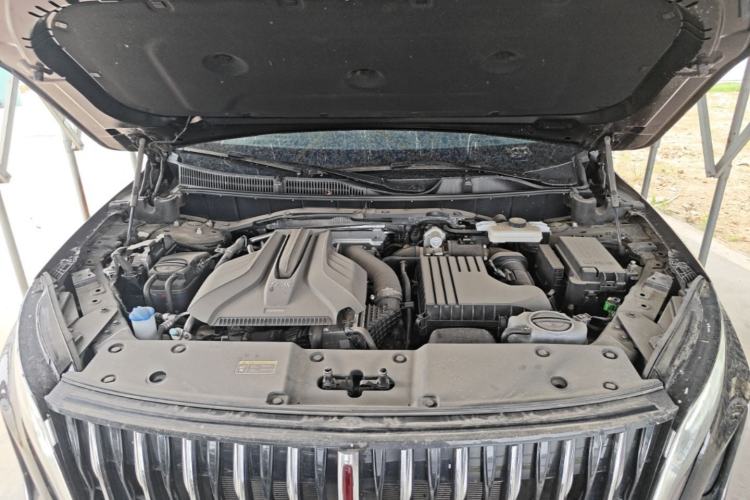 Used Hongqi HS7 PHEV 2024 2.0T PHEV Four-Wheel Drive Flagship Edition 7 Seats Engine Bay