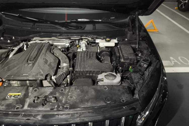 Used Hongqi HS7 PHEV 2024 2.0T PHEV Four-Wheel Drive Flagship Edition 7 Seats Engine Bay Left