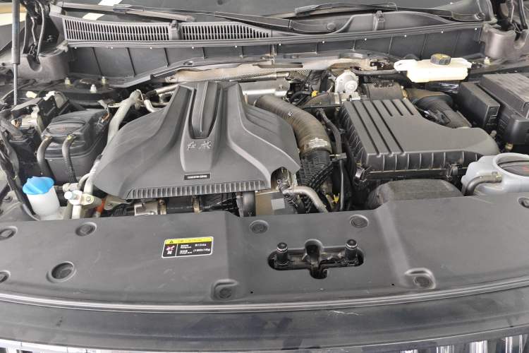 Used Hongqi HS7 PHEV 2024 2.0T PHEV Four-Wheel Drive Flagship Edition 6 Seats Engine Bay