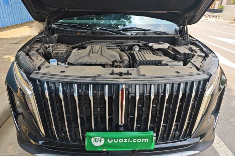 Used Hongqi HS7 PHEV 2024 2.0T PHEV Four-Wheel Drive Flagship Edition 7 Seats Engine Bay