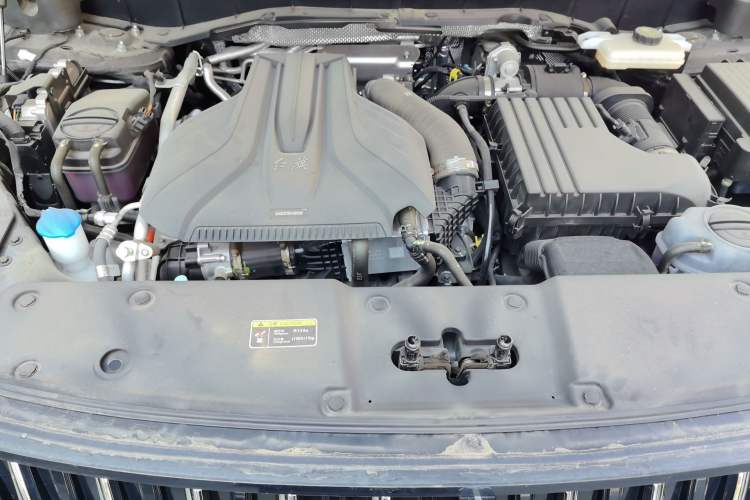 Used Hongqi HS7 PHEV 2024 2.0T PHEV Two-Wheel Drive Flagship Edition 6 Seats Engine Bay