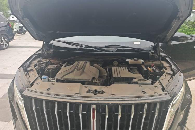 Used Hongqi HS7 PHEV 2024 2.0T PHEV Four-Wheel Drive Flagship Edition 7 Seats Engine Bay
