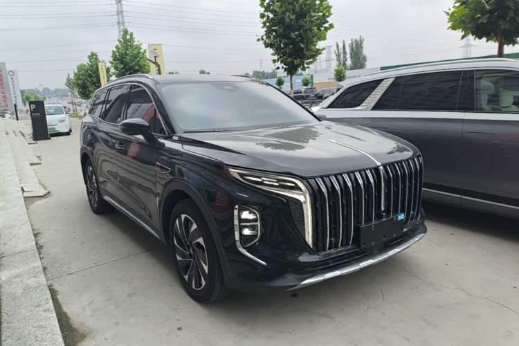Used Hongqi HS7 PHEV 2024 2.0T PHEV Four-Wheel Drive Flagship Edition 7 Seats Exterior 1