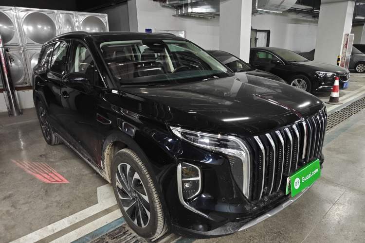 Used Hongqi HS7 PHEV 2024 2.0T PHEV Two-Wheel Drive Flagship Edition 6 Seats Exterior 2