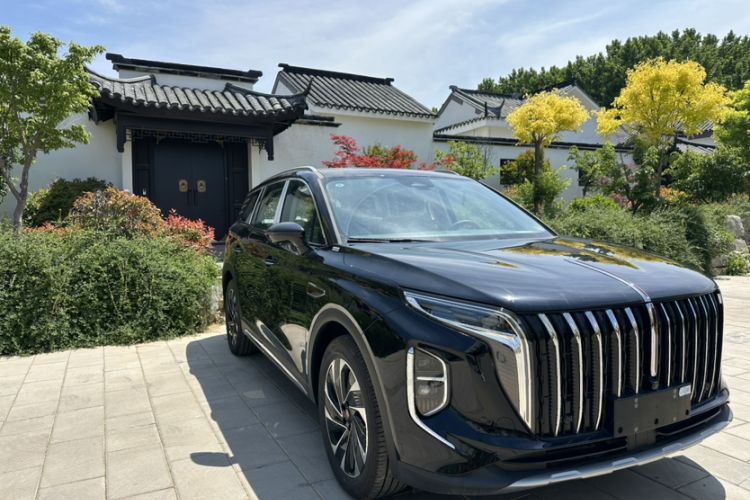 Used Hongqi HS7 PHEV 2024 2.0T PHEV Four-Wheel Drive Flagship Edition 7 Seats Exterior 3