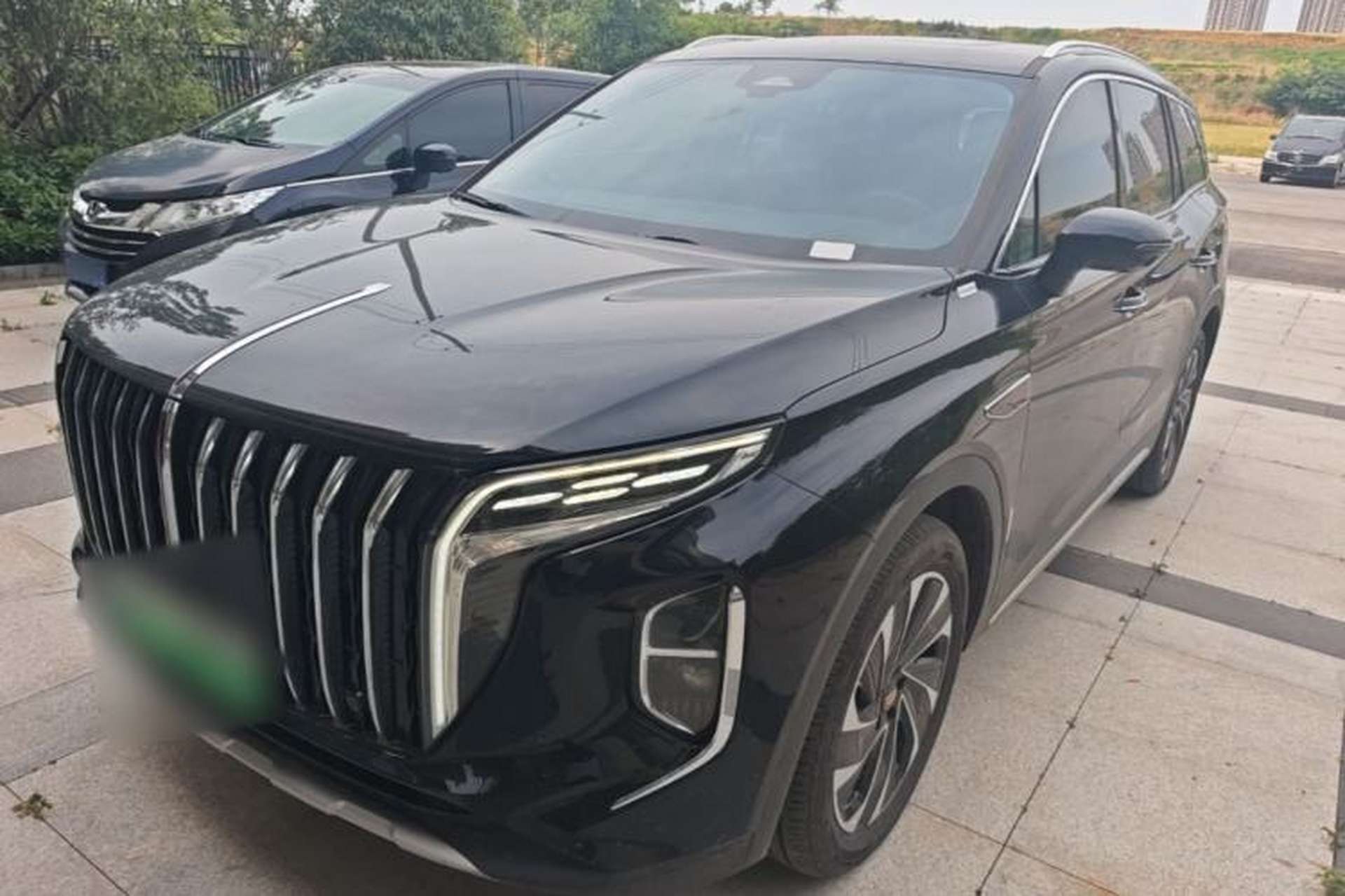 Used Hongqi HS7 PHEV 2024 2.0T PHEV Four-Wheel Drive Flagship Edition 7 Seats Front Left 45 Deg