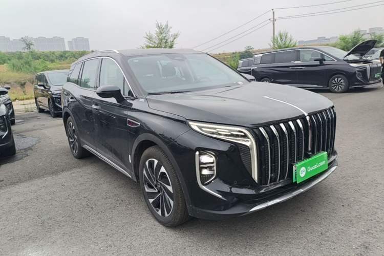 Used Hongqi HS7 PHEV 2024 2.0T PHEV Four-Wheel Drive Flagship Edition 6 Seats Front Right 45 Deg