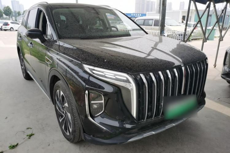 Used Hongqi HS7 PHEV 2024 2.0T PHEV Four-Wheel Drive Flagship Edition 7 Seats Front Right 45 Deg