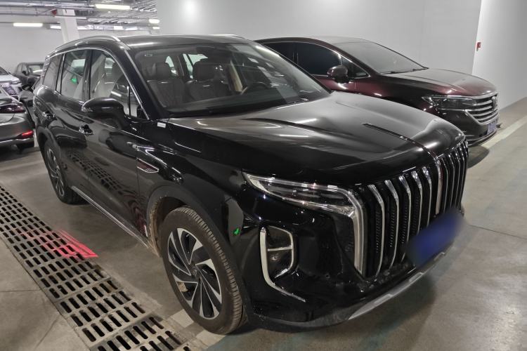 Used Hongqi HS7 PHEV 2024 2.0T PHEV Two-Wheel Drive Flagship Edition 6 Seats Front Right 45 Deg