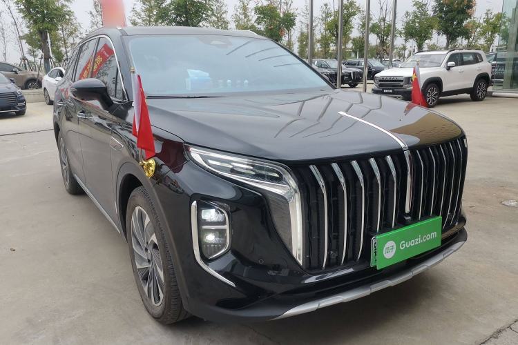 Used Hongqi HS7 PHEV 2024 2.0T PHEV Four-Wheel Drive Flagship Edition 7 Seats Front Right 45 Deg