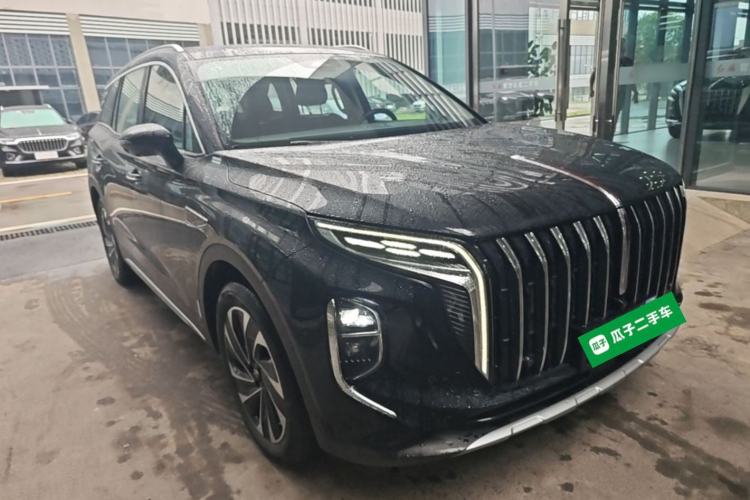 Used Hongqi HS7 PHEV 2024 2.0T PHEV Four-Wheel Drive Flagship Edition 7 Seats Front Right 45 Deg