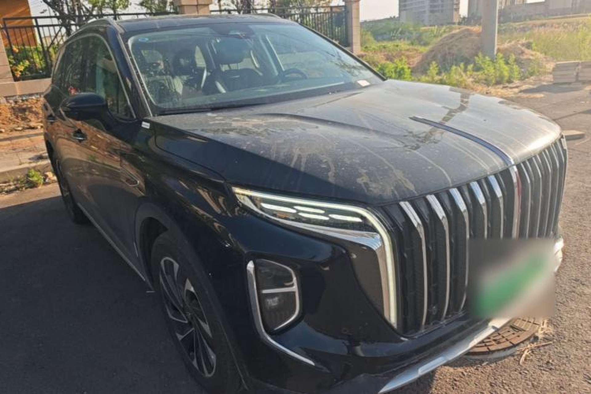Used Hongqi HS7 PHEV 2024 2.0T PHEV Four-Wheel Drive Flagship Edition 7 Seats Front Right 45 Deg