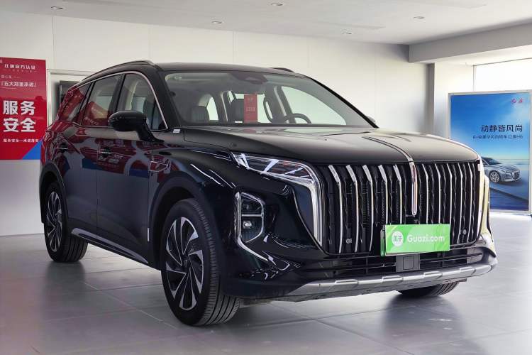 Used Hongqi HS7 PHEV 2024 2.0T PHEV Four-Wheel Drive Flagship Edition 7 Seats Front Right 45 Deg