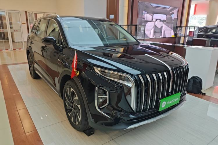 Used Hongqi HS7 PHEV 2024 2.0T PHEV Two-Wheel Drive Flagship Edition 6 Seats Front Right 45 Deg