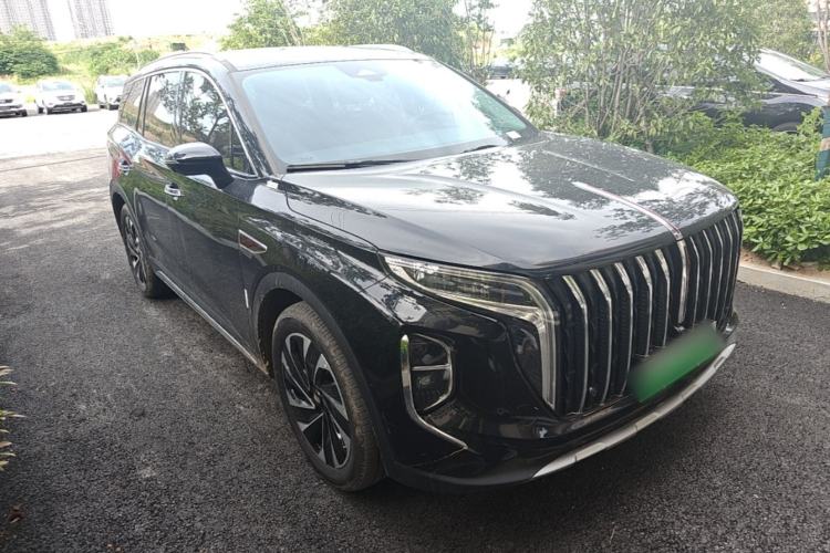Used Hongqi HS7 PHEV 2024 2.0T PHEV Four-Wheel Drive Flagship Edition 6 Seats Front Right 45 Deg