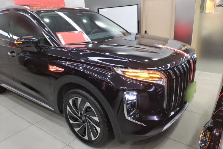 Used Hongqi HS7 PHEV 2024 2.0T PHEV Two-Wheel Drive Flagship Edition 6 Seats Front Right 45 Deg