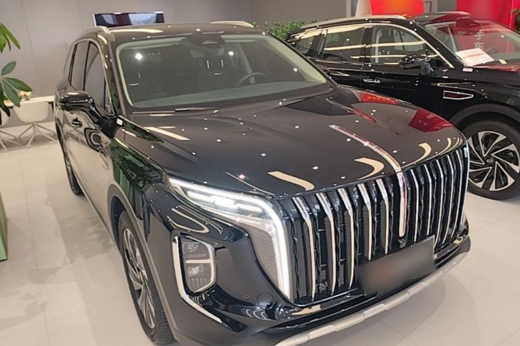 Used Hongqi HS7 PHEV 2024 2.0T PHEV Four-Wheel Drive Flagship Edition 7 Seats Front Right 45 Deg