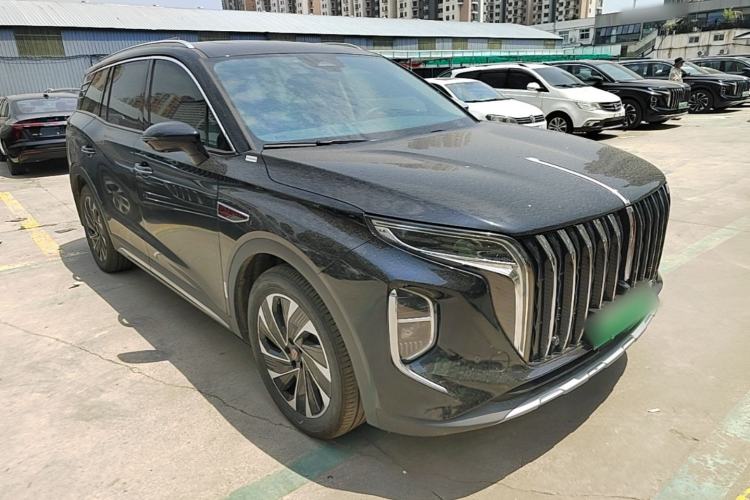 Used Hongqi HS7 PHEV 2024 2.0T PHEV Four-Wheel Drive Flagship Edition 7 Seats Front Right 45 Deg