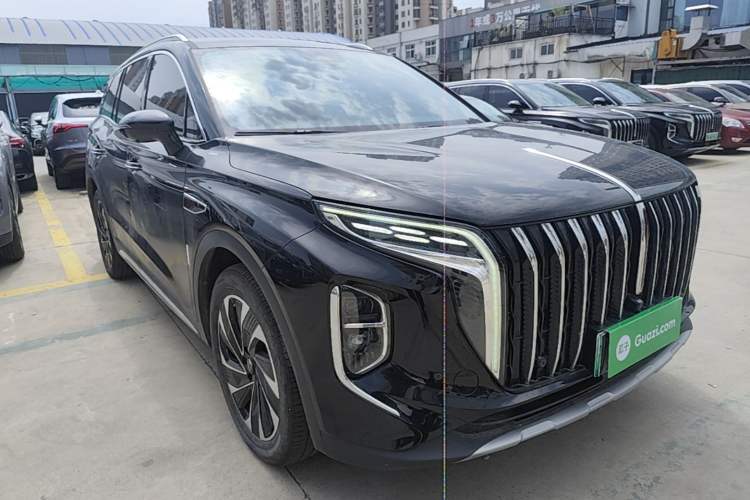 Used Hongqi HS7 PHEV 2024 2.0T PHEV Four-Wheel Drive Flagship Edition 6 Seats Front Right 45 Deg