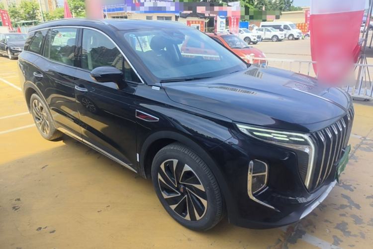 Used Hongqi HS7 PHEV 2024 2.0T PHEV Four-Wheel Drive Flagship Edition 7 Seats Front Right 45 Deg
