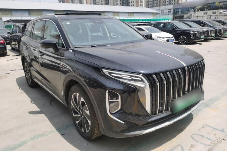 Used Hongqi HS7 PHEV 2024 2.0T PHEV Four-Wheel Drive Flagship Edition 7 Seats Front Right 45 Deg