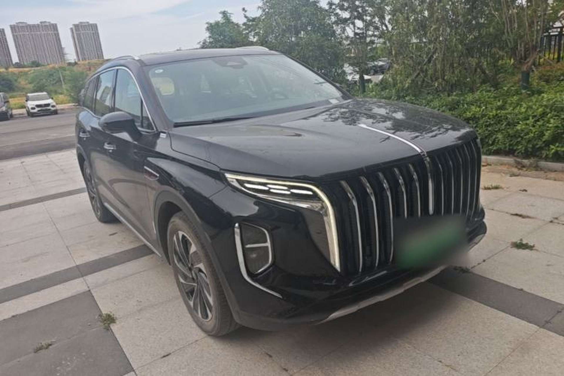 Used Hongqi HS7 PHEV 2024 2.0T PHEV Four-Wheel Drive Flagship Edition 7 Seats Front Right 45 Deg