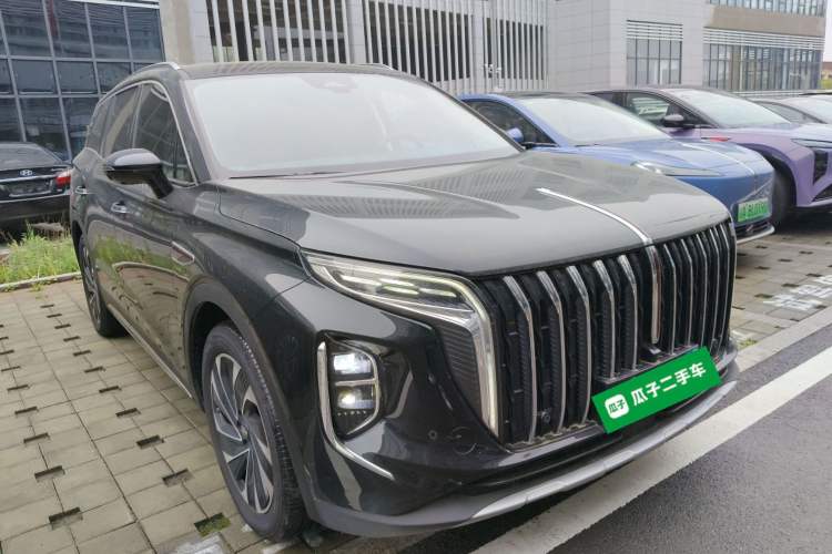Used Hongqi HS7 PHEV 2024 2.0T PHEV Four-Wheel Drive Flagship Edition 6 Seats Front Right 45 Deg