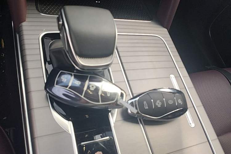 Used Hongqi HS7 PHEV 2024 2.0T PHEV Four-Wheel Drive Flagship Edition 6 Seats Gear Lever