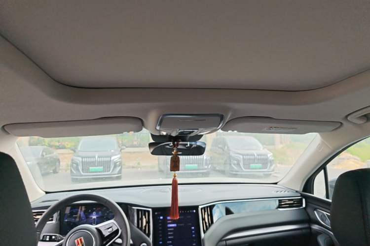 Used Hongqi HS7 PHEV 2024 2.0T PHEV Four-Wheel Drive Flagship Edition 6 Seats Headliner