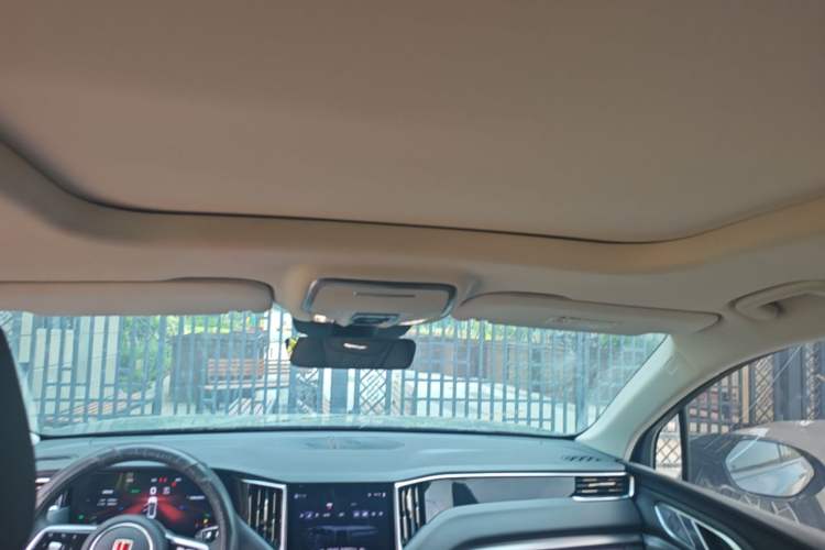 Used Hongqi HS7 PHEV 2024 2.0T PHEV Four-Wheel Drive Flagship Edition 7 Seats Headliner