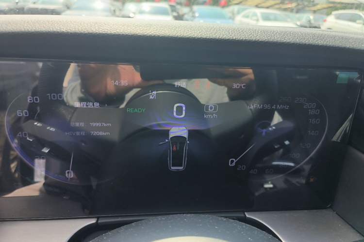 Used Hongqi HS7 PHEV 2024 2.0T PHEV Four-Wheel Drive Flagship Edition 6 Seats Instrument Cluster