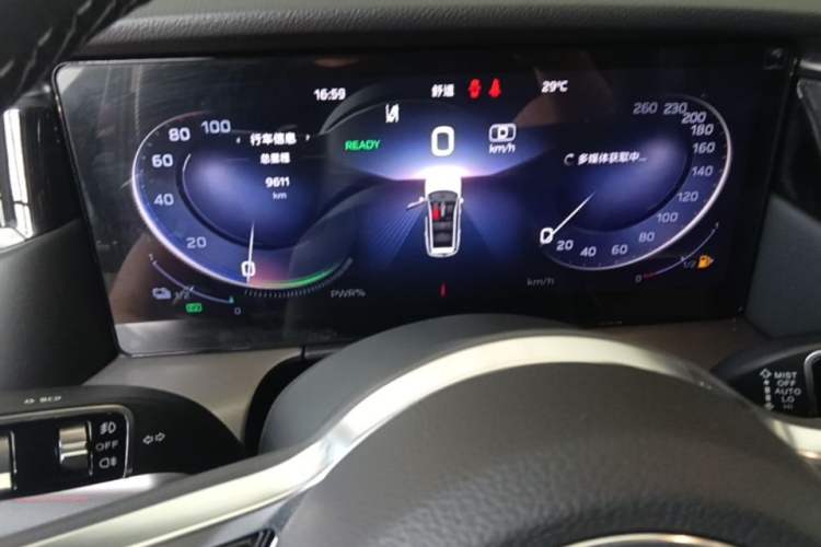 Used Hongqi HS7 PHEV 2024 2.0T PHEV Four-Wheel Drive Flagship Edition 7 Seats Instrument Cluster