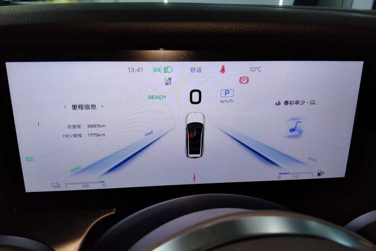 Used Hongqi HS7 PHEV 2024 2.0T PHEV Four-Wheel Drive Flagship Edition 6 Seats Instrument Cluster