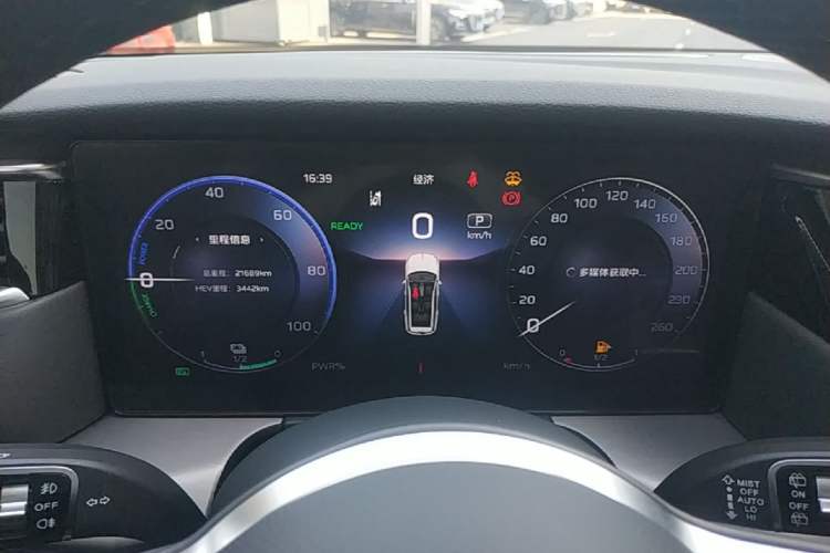 Used Hongqi HS7 PHEV 2024 2.0T PHEV Four-Wheel Drive Flagship Edition 6 Seats Instrument Cluster