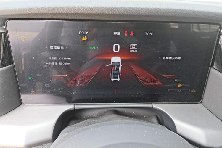 Used Hongqi HS7 PHEV 2024 2.0T PHEV Four-Wheel Drive Flagship Edition 7 Seats Instrument Cluster