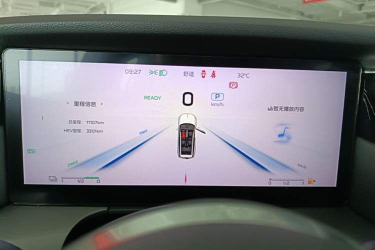 Used Hongqi HS7 PHEV 2024 2.0T PHEV Four-Wheel Drive Flagship Edition 6 Seats Instrument Cluster