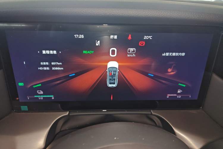 Used Hongqi HS7 PHEV 2024 2.0T PHEV Two-Wheel Drive Flagship Edition 6 Seats Instrument Cluster