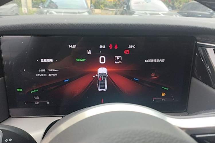 Used Hongqi HS7 PHEV 2024 2.0T PHEV Four-Wheel Drive Flagship Edition 7 Seats Instrument Cluster