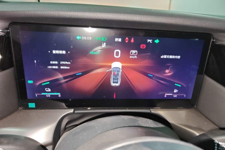 Used Hongqi HS7 PHEV 2024 2.0T PHEV Two-Wheel Drive Flagship Edition 6 Seats Instrument Cluster