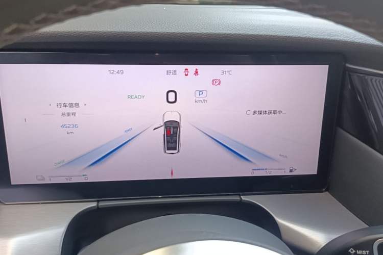 Used Hongqi HS7 PHEV 2024 2.0T PHEV Four-Wheel Drive Flagship Edition 6 Seats Instrument Cluster